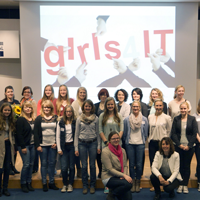 Auftaktveranstaltung von girls4IT 2015/16 im b.i.b.