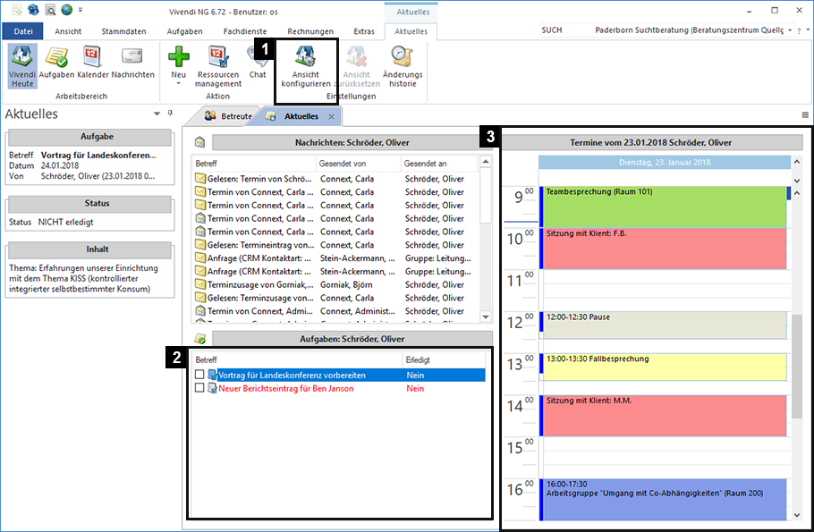 Vivendi NG Consil Termin Informationsmanager